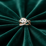 Infinite Blossom Loop Diamond Ring