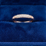 Petite Pavé Essence Diamond Band