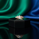 Diamond Marquise Crown Tiara Ring