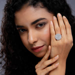 Circle of Glamour Sterling Silver Ring - Diavo Jewels