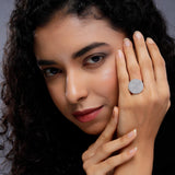 Circle of Glamour Sterling Silver Ring - Diavo Jewels