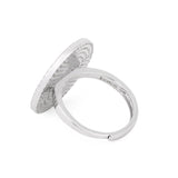 Circle of Glamour Sterling Silver Ring - Diavo Jewels