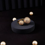 Dazzle Sonata Gold Plated Silver Ring - Diavo Jewels