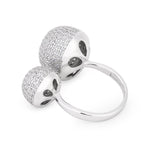 Diavo Disco Duo 925 Silver Ring - Diavo Jewels