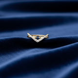 Celestial V-Chevron Diamond Ring