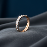 Dual Harmony PavéDiamond Diamond Ring