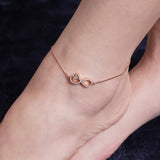 Infini L'amour Silver Anklet