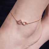 Infini L'amour Silver Anklet