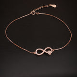 Infini L'amour Silver Anklet