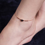 Dreamt Bellezza Blush Silver Anklet