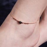 Dreamt Bellezza Blush Silver Anklet