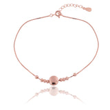 Dreamt Bellezza Blush Silver Anklet