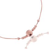 Dreamt Bellezza Blush Silver Anklet