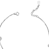 The Leilani Clover Silver Anklet