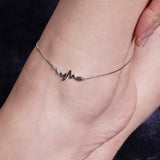 Amour Arrows of Aphrodite Silver Anklet