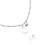 Levana Pearl Dainty Silver Anklet