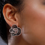 Ravishing Fleur-de-Nuit Earrings - Diavo Jewels