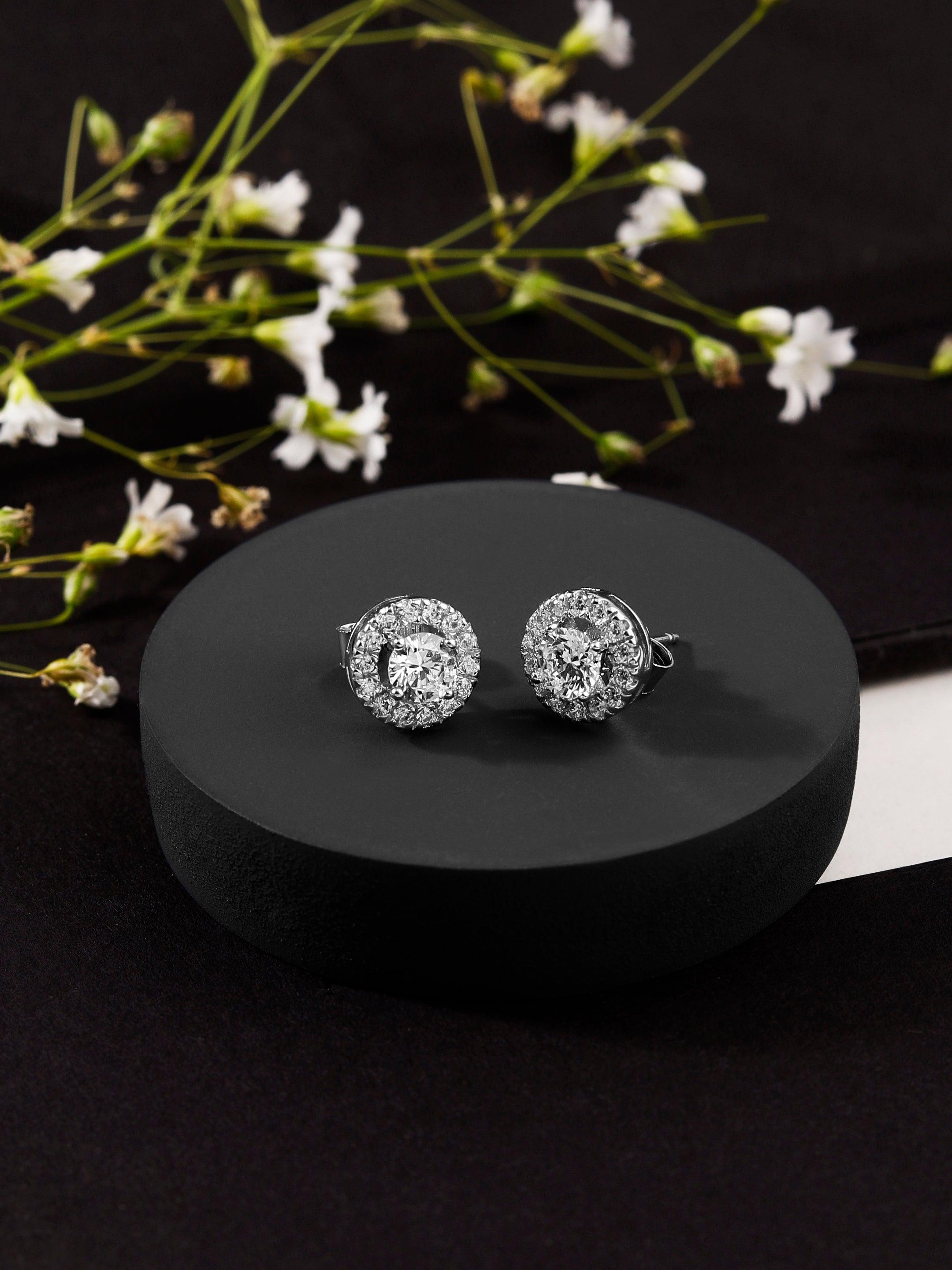 Timeless Gleaming Circlets Studs - Diavo Jewels