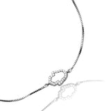 Nautical Breezy Charm Silver Anklet