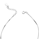 Jubilant Clover Charm Silver Anklet