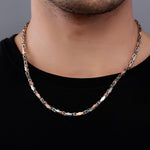 Aurelian Kite Two Tone Men's Silver Chain - Diavo Jewels