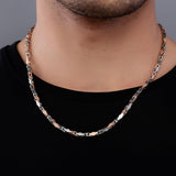 Aurelian Kite Two Tone Men's Silver Chain - Diavo Jewels