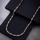 Aurelian Kite Two Tone Men's Silver Chain - Diavo Jewels