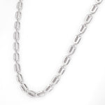 Pinnacle Prestige Rhodium Plated Men's Silver Chain - Diavo Jewels