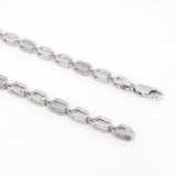 Pinnacle Prestige Rhodium Plated Men's Silver Chain - Diavo Jewels