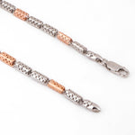 Rugged Link Dual-Tone Men's Silver Chain - Diavo Jewels