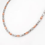 Phantom Stealth Curb Two Tone Men's Silver Chain - Diavo Jewels