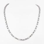 Corsair Rhodium-Plated Men's Silver Chain - Diavo Jewels