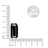 Luxe Ridge Men's Silver Ring