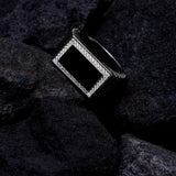 Tranquil Stalwart Men's Silver Ring
