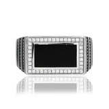 Tranquil Stalwart Men's Silver Ring
