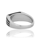 Symbol of Forge Men's Silver Ring