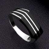 Symbol of Forge Men's Silver Ring