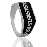 Signet Haven Silver Men's Ring