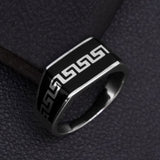 Signet Haven Silver Men's Ring