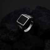 Stallion Crest Men's Silver Ring