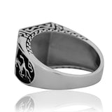 Stallion Crest Men's Silver Ring