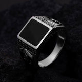 Stallion Crest Men's Silver Ring