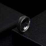 Zenith Cirque Men's Silver Ring