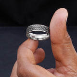 Zenith Cirque Men's Silver Ring