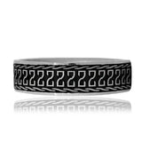 Zenith Cirque Men's Silver Ring