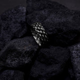 Vanguard Braided Men's Silver Ring