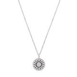 Mystic Mandala Silver Necklace