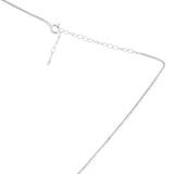 Azure Dreamflight Halo Silver Necklace