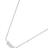 The Aetherial Leaf Silver Necklace Set