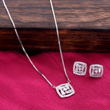 The Eliana Graceful Silver Necklace Set